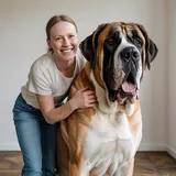 Happy pet owner with ultra pet